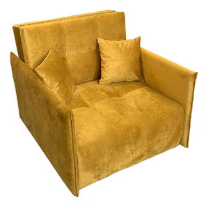 Křeslo Aricca (hořčicová)