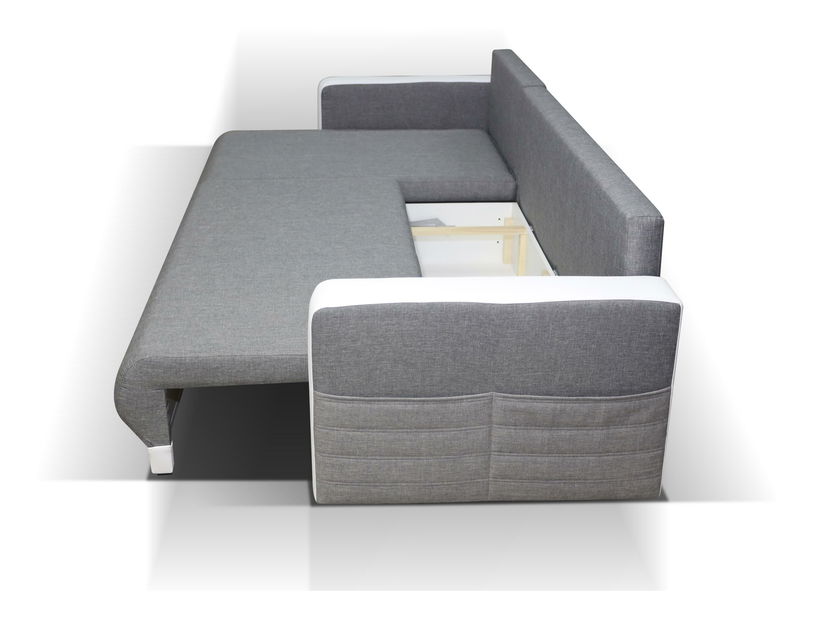 Rohová sedací souprava Fyna (černá) (L)