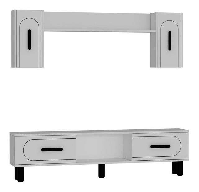 Obývací stěna Yosua (antracit)