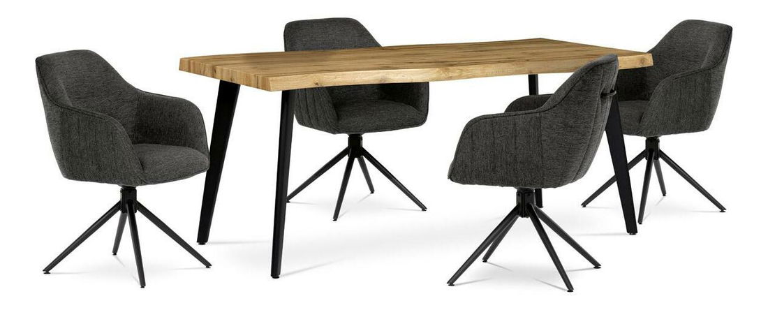 Jídelní židle Heroico (tmavě šedá)