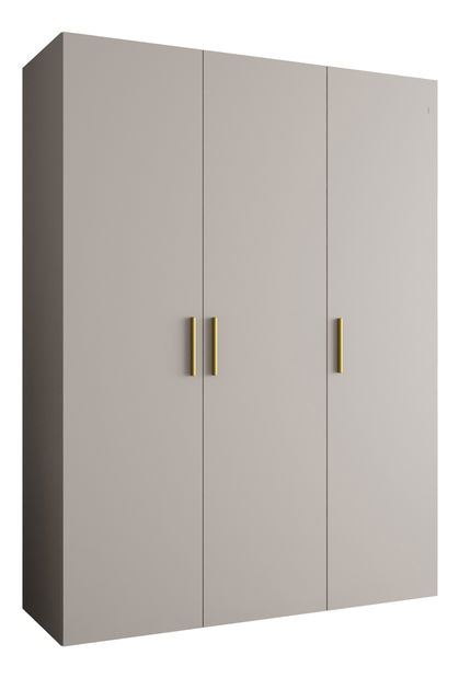 Šatní skříň 150 cm Borry 1 (kašmír + zlatá)
