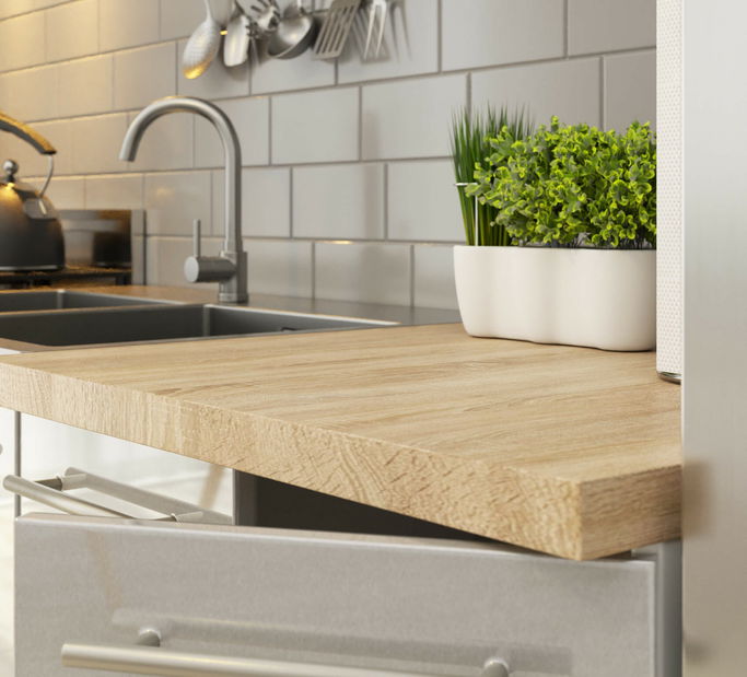 Dolní kuchyňská skříňka Ozara S60 2D (bílá + metalický lesk)