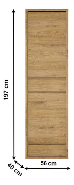 Policová skříň Sygrin Typ 10 (dub shetland)