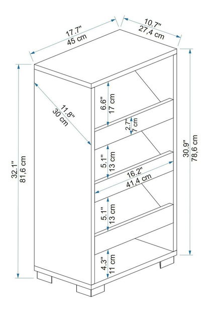 Botník (skříňka na boty) Nausea (borovice atlantická)