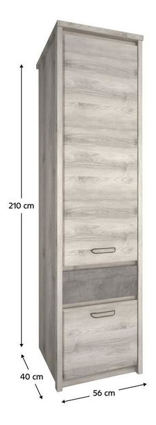 Policová srkříň Jess new 10 (kaštan nairobi + onyx)