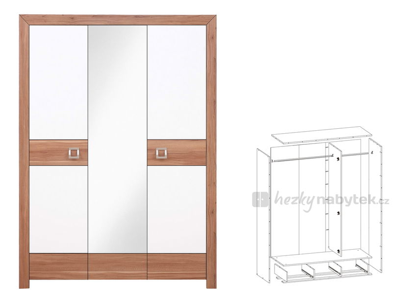 Šatní skříň Teko TE 5