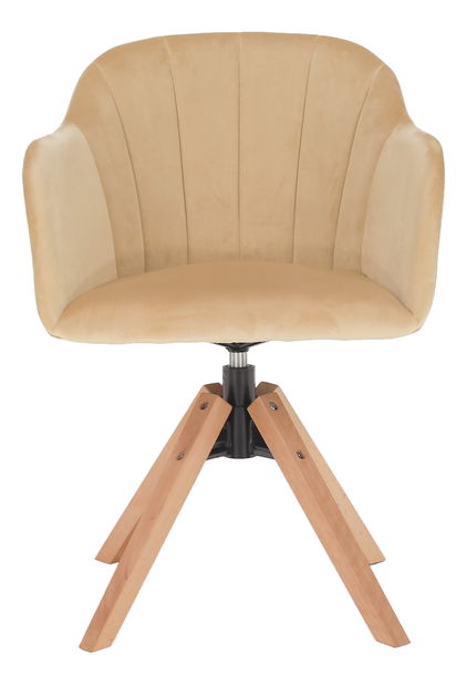 Moderní Otočné křeslo Daline (béžová)