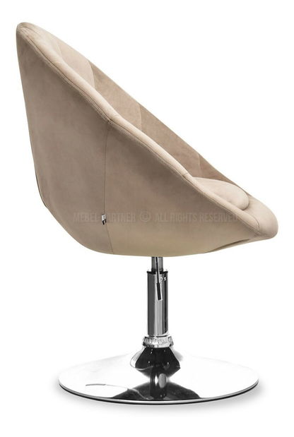 Křeslo Lush 4 (béžová + černá)