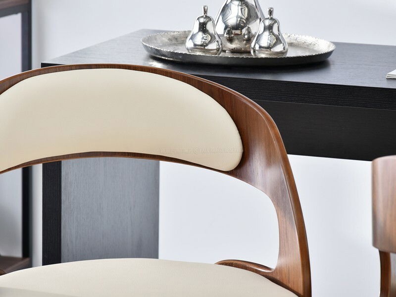 Židle Honolulu (oříšková + chromová)