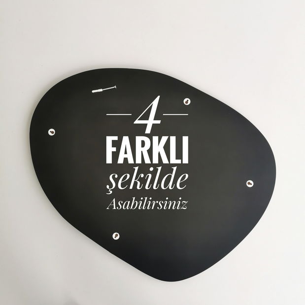 Set 2ks. zrcadel Glami 3 (Černá)