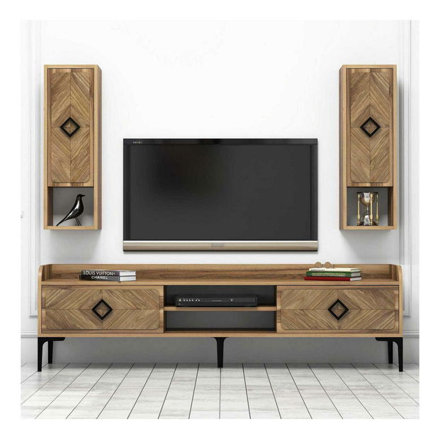 Obývací stěna Simba (ořechová)