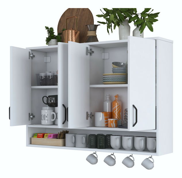 Kuchyňská horní skříňka Jeano (bílá)