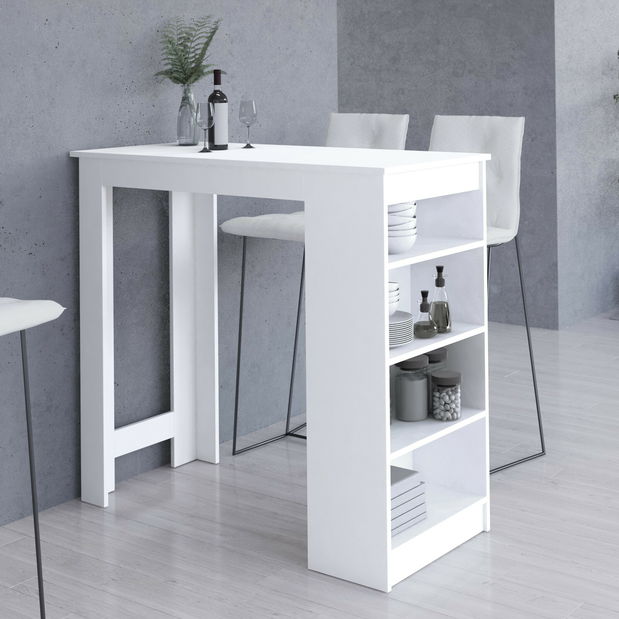 Barový stůl Hamza (bílá)