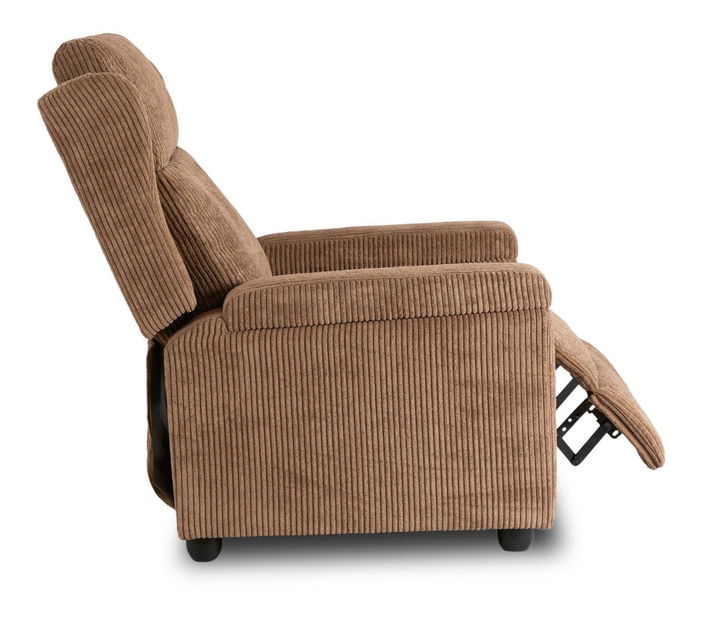 Polohovací křeslo Suplicios (hnědá)