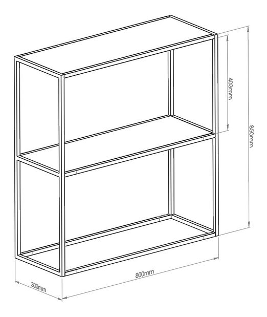 Konzolový stolek Bora (Černá)