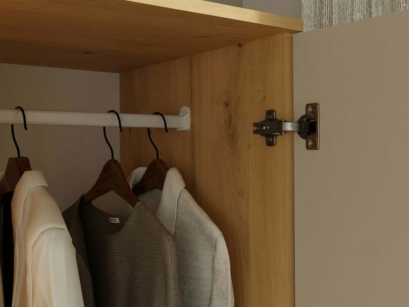 Šatní skříň Musecalo 1 (dub artisan + kašmír)