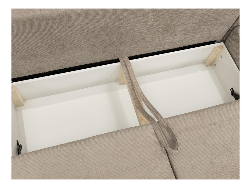 Rohová sedací souprava U Bezak XL (béžová)