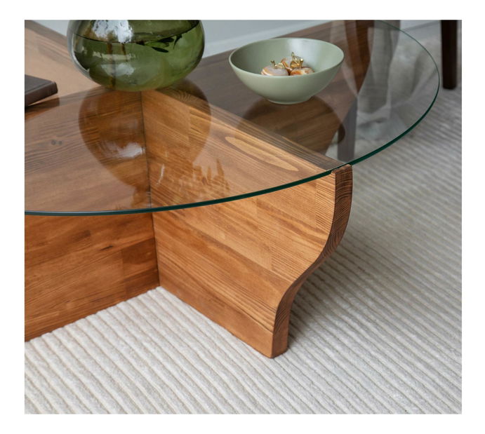 Konferenční stolek Amfora (kaštanová)