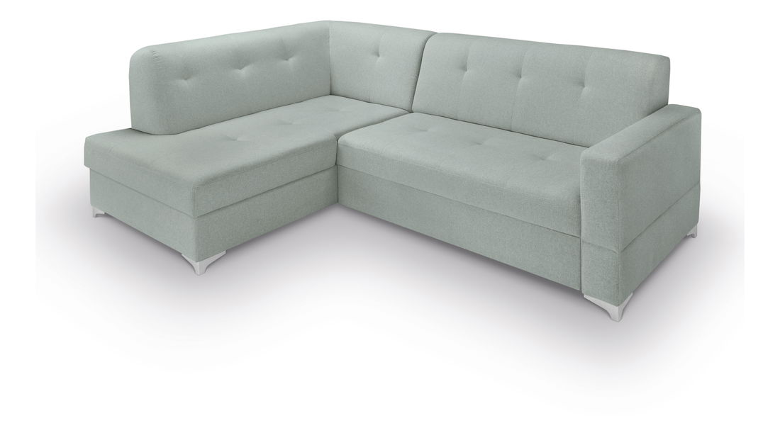 Rohová sedací souprava BRW Savino 2F.RECBK (zelená) (L)