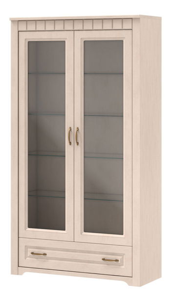 Vitrína Decodom Lirot Typ 18 (vanilka patina)