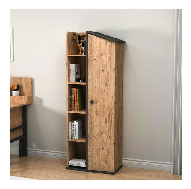 Regál Nilili 2 (borovice atlantická + antracit)