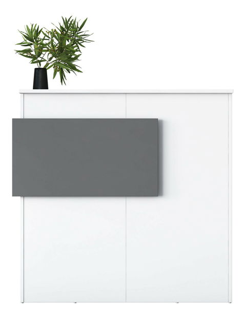 PC stolek Pemola (bílá + antracit)