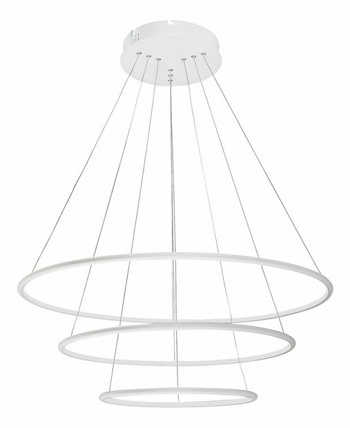 Závěsné svítidlo Donatella 2545 (bílá + chromová)