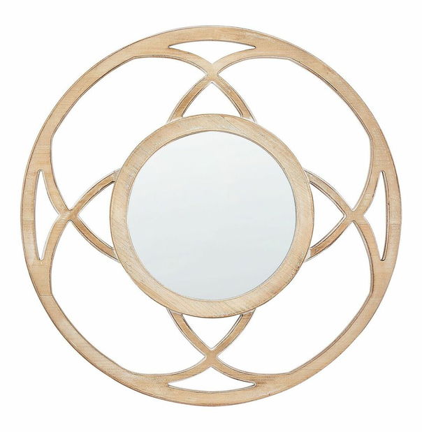 Nástěnné zrcadlo Iztza (světlé dřevo)