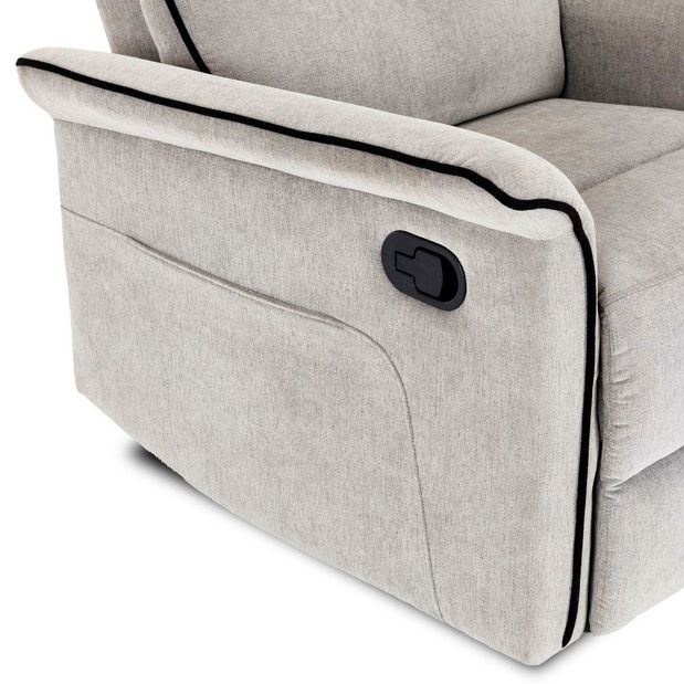 Polohovací křeslo Trato (lanýžová)