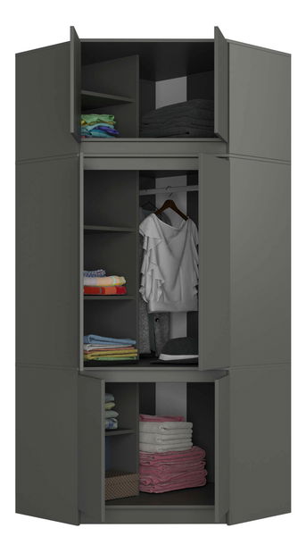 Nástavec skříně Deprimente (grafit)