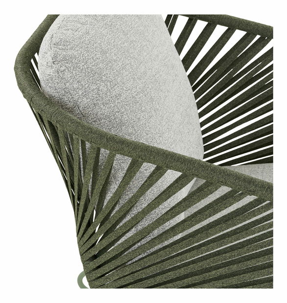 Zahradní set Neavetaora 2 (šedá + zelená)