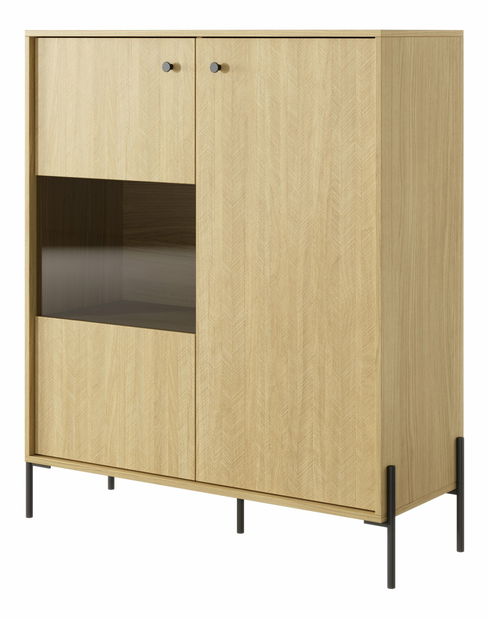 Vitrína Scandia (dub scandi + jedlička scandi)