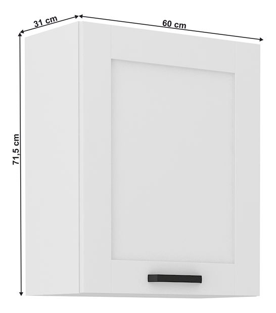 Horní skříňka Lesana 1 (bílá) 60 G-72 1F 