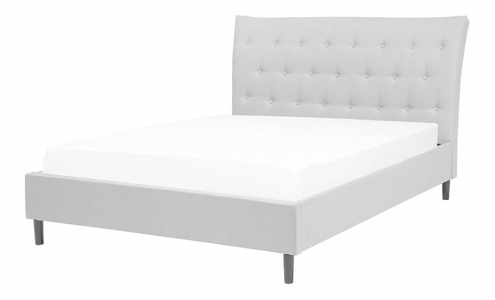 Manželská postel 140 cm SANTORI (s roštem) (šedá)