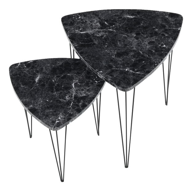 Konferenční stolek Stofol (černá) (2 ks.)