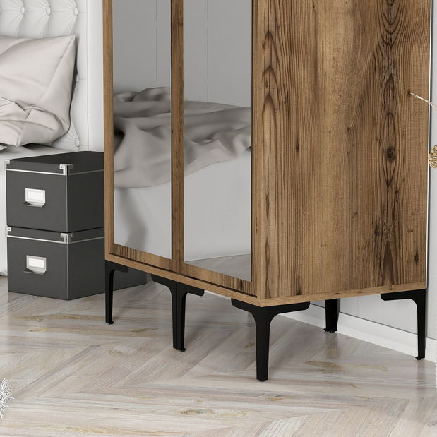 Šatní skříň Kiara RR (ořech)