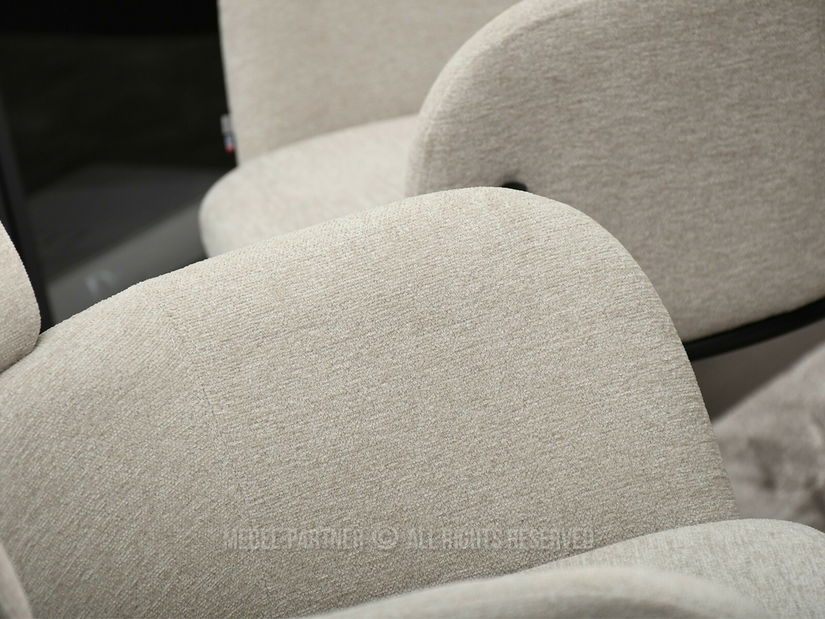 Jídelní židle Bastante (béžová + černá)