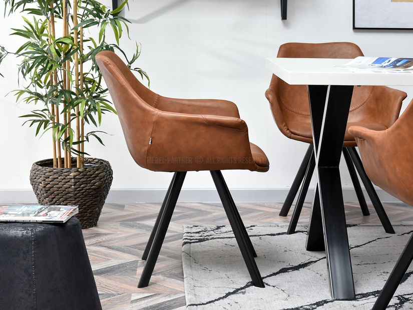 Židle Mirabell (hnědá + černá)