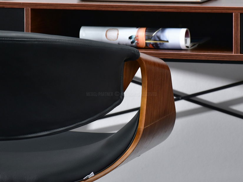 Židle Rapido (ořech tmavý + černá)