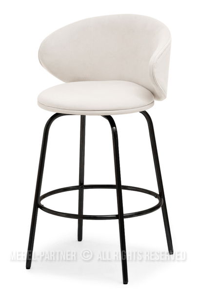 Židle Jared (krémová + černá)