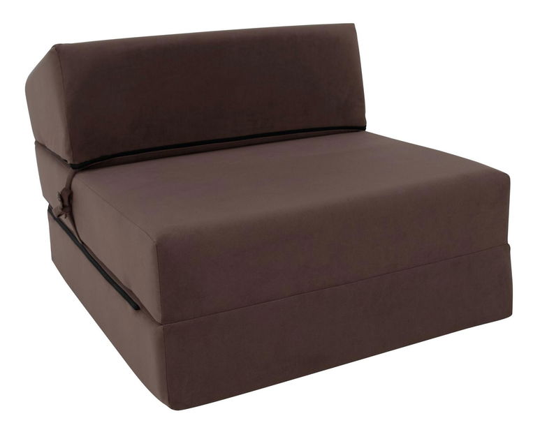 Rozkládací křeslo Plantearan (hnědá)