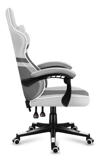 Herní křeslo Fusion 4.4 (bílá + šedá)