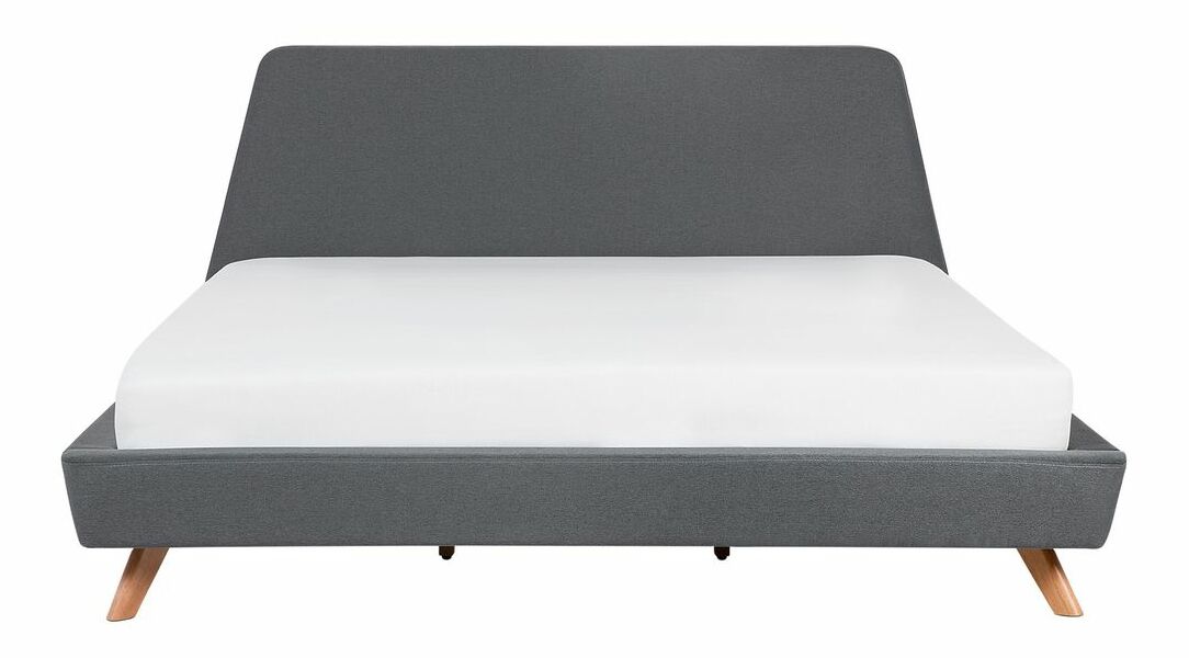 Manželská postel 180 cm Ventura (šedá) (s roštem)