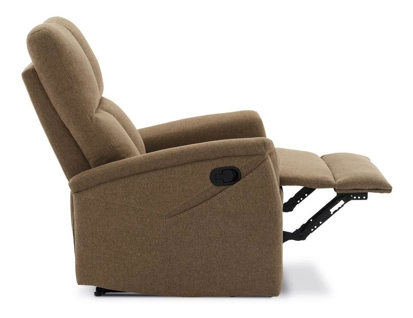 Polohovací křeslo Temor (hnědá)