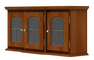 Vitrína na stenu BRW BAWARIA DNAD 3W/65