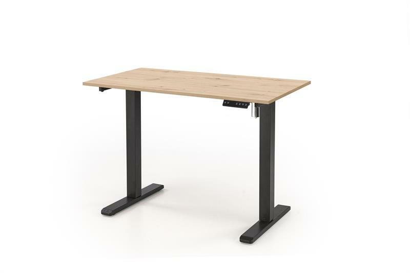 PC stolek Bush (dub zlatý + černá)