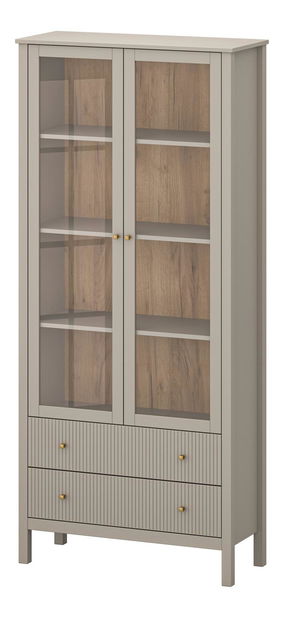 Vitrína Karankas 3 (taupe)