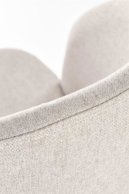 Jídelní židle Kristopher (béžová + bílá)