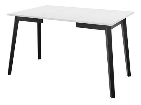 Jídelní stůl Respaldado 85/85 (šedý mramor + černá)