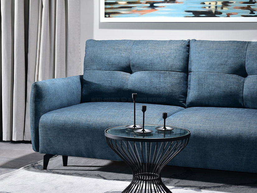 Pohovka dvousedačka Lasciare (černá)